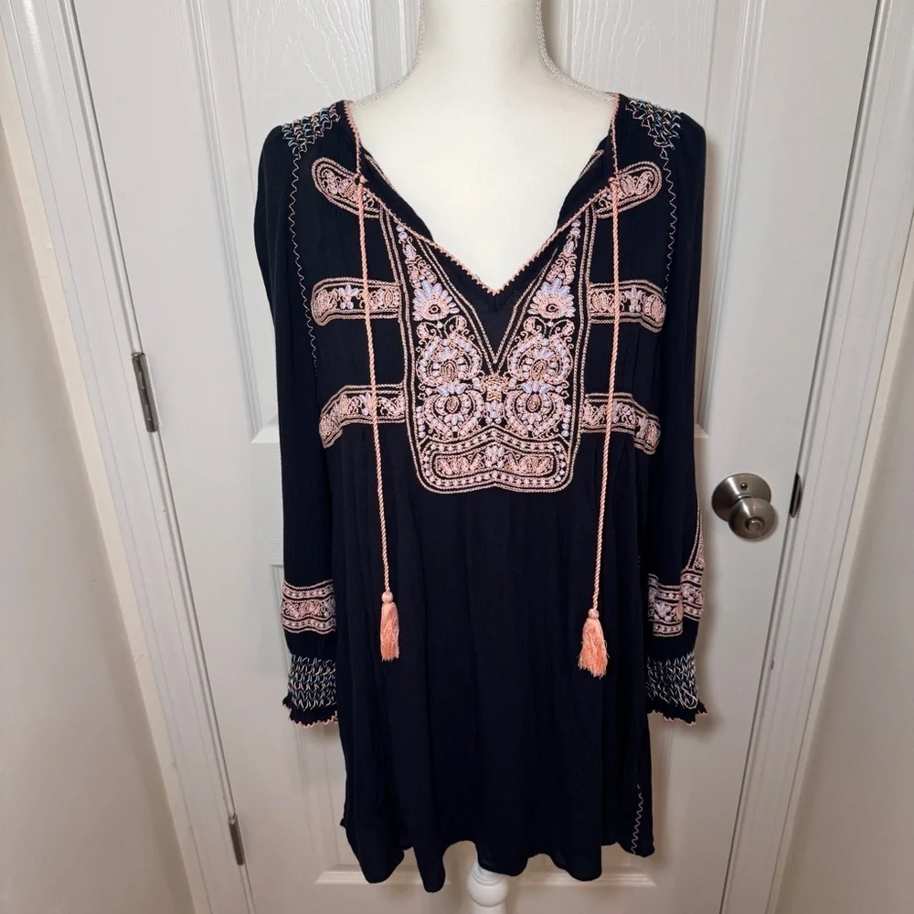 Free People Embroidered Dress